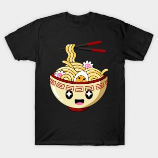 Cute Ramen Bowl - Kawaii ラーメン T-Shirt